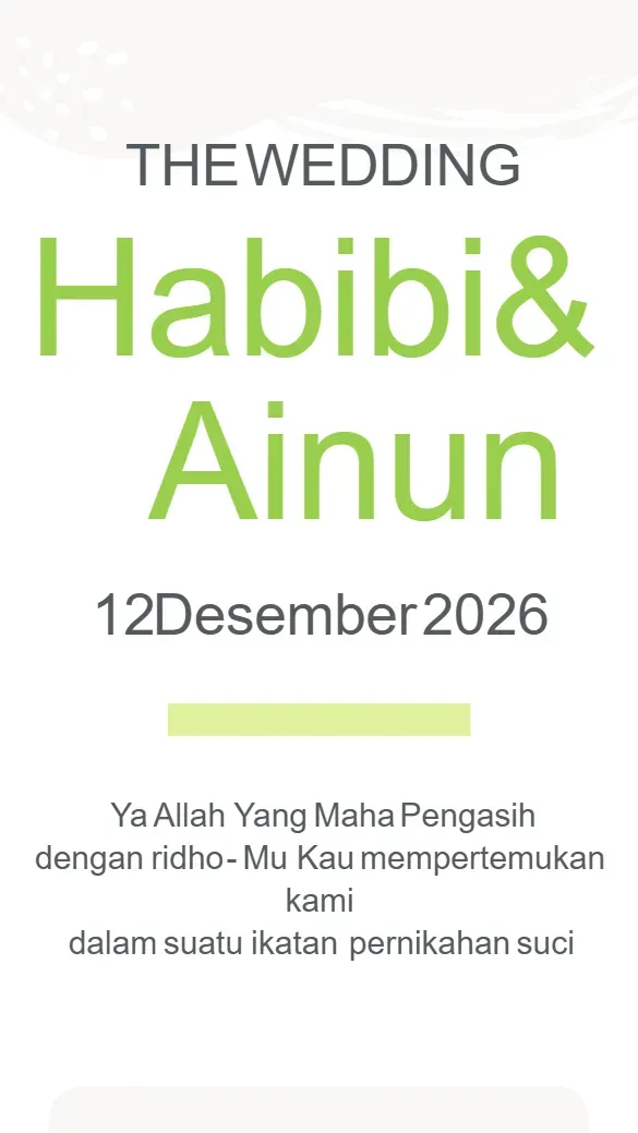 Contoh tampilan Daun Muda